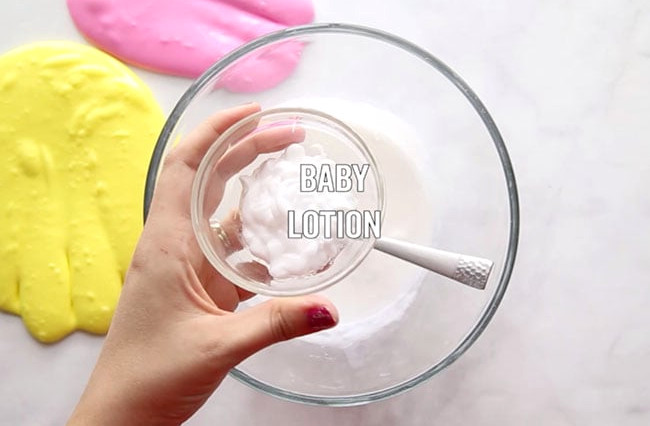 Baby Lotion in Butter Slime
