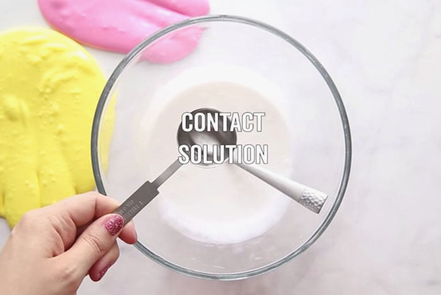 Contact Solution Butter Slime