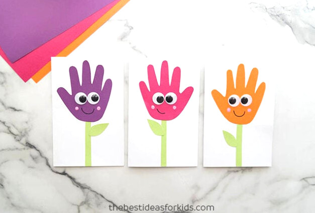 Handprint Card for Mother's Day
