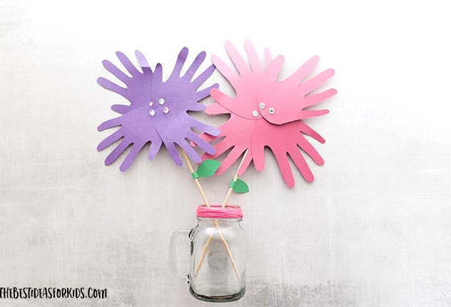Handprint Flower Bouquet