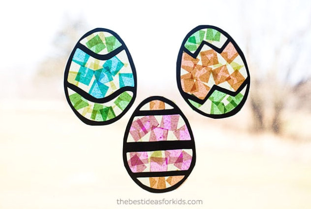 How to Make Easter Suncatchers