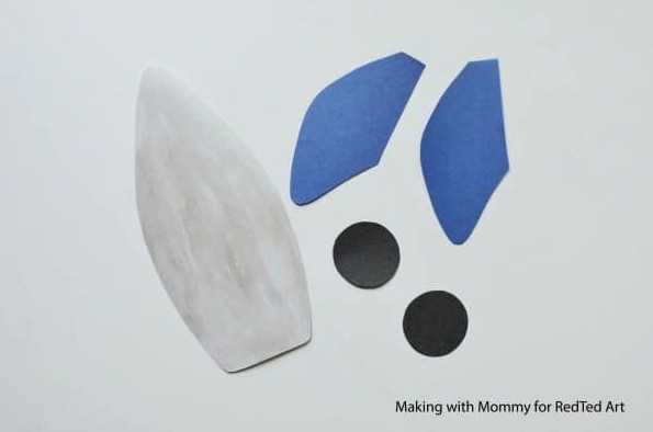 Rocket parts to make father's day art