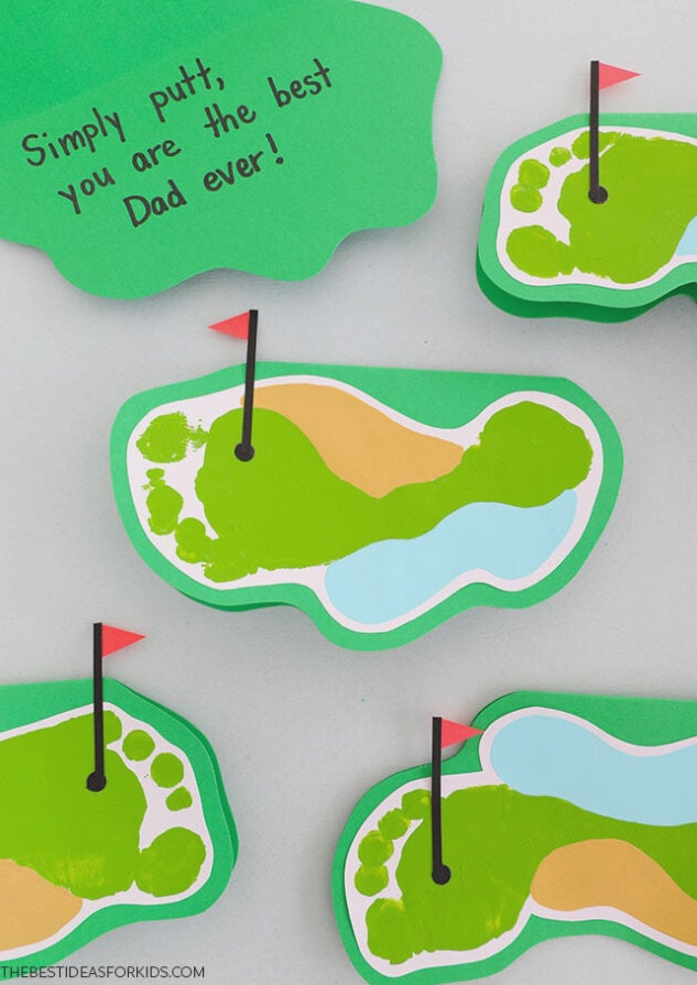 Father's Day Footprint Card