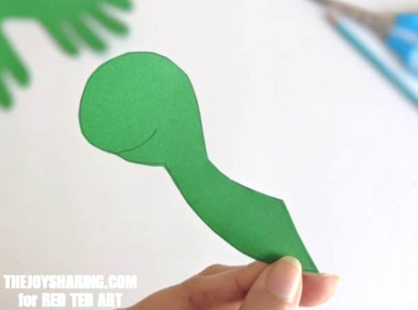 Paper turtle head cutout