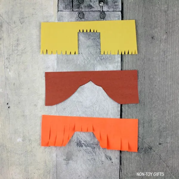 paper hairstyle