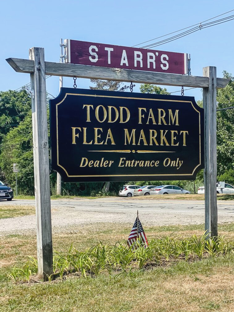 Todd Farm Flea Market Sign