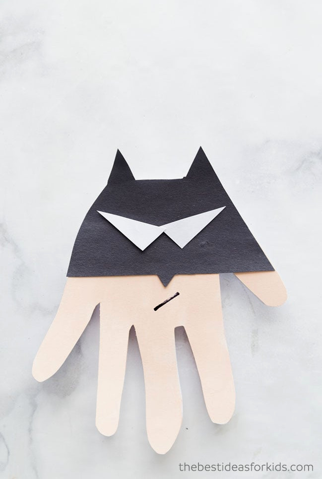 Batman Handprint Card
