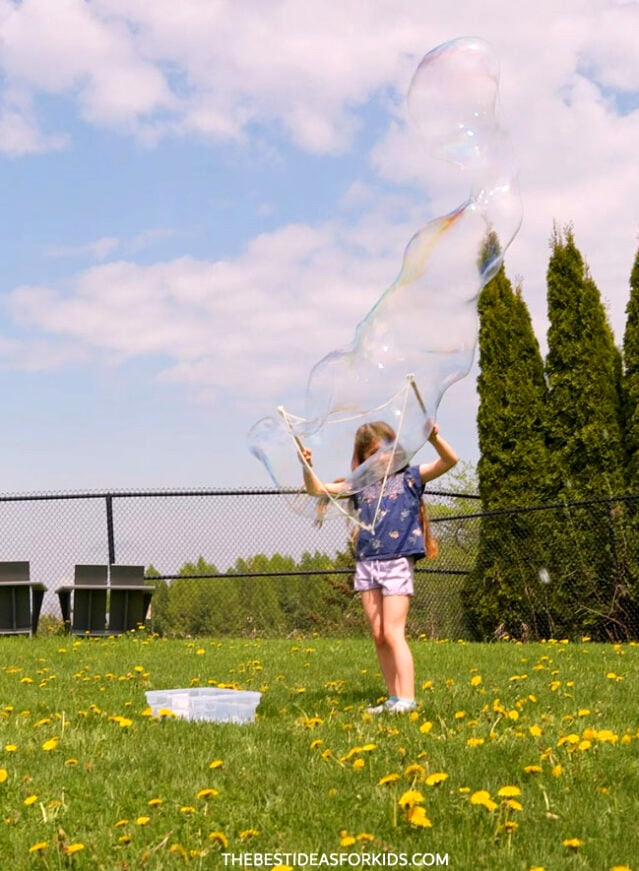 Creating a Giant Bubble Wand