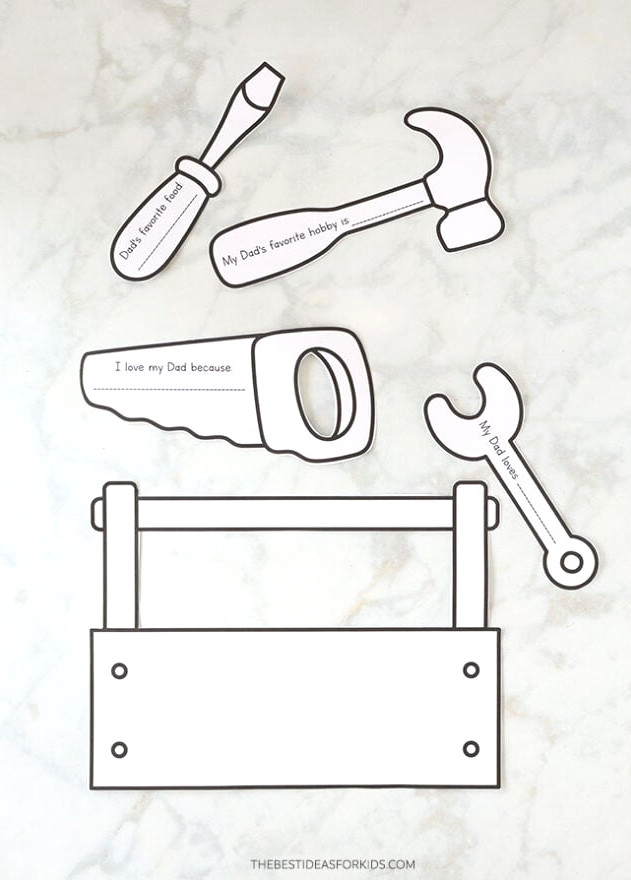 Printable Tool Box Craft