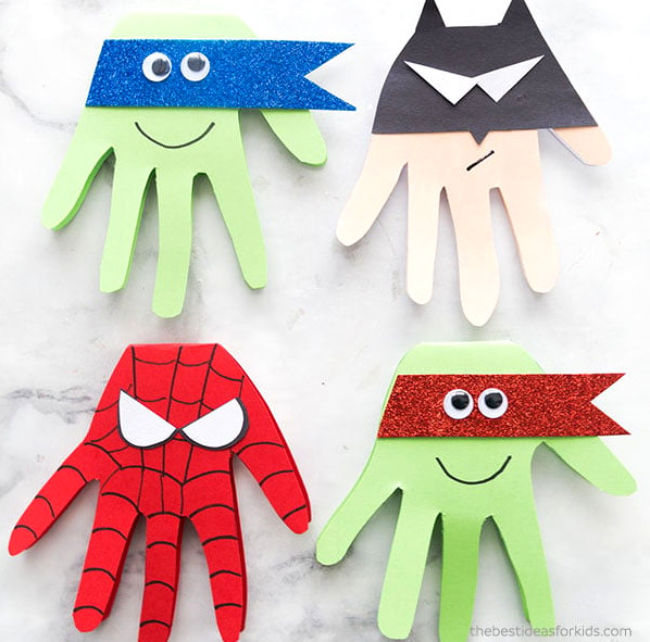 Super Hero Craft Cards