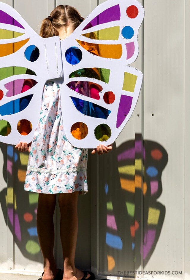 diy butterfly wing craft