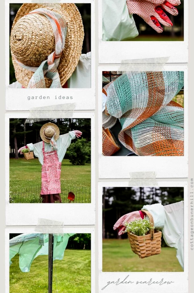 DIY Garden Girl Scarecrow &ndash; A Cottage Garden Favorite