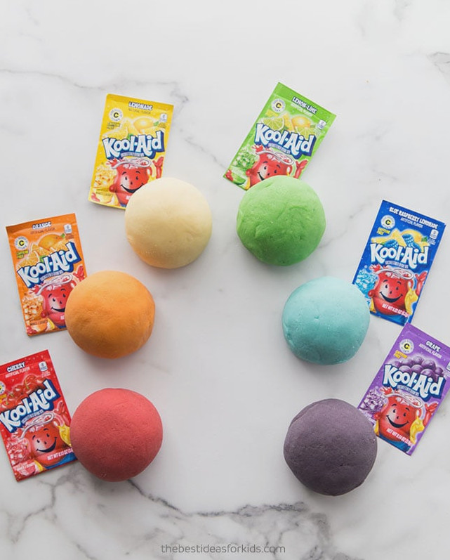 Homemade Kool-Aid Playdough