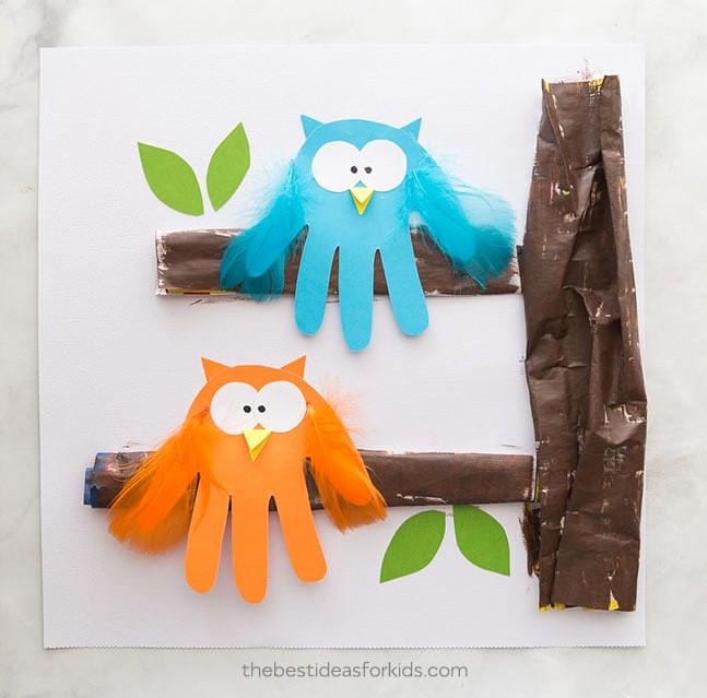 Owl Handprint
