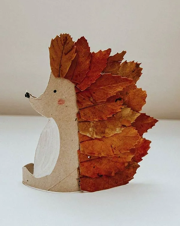 paper roll hedgehog