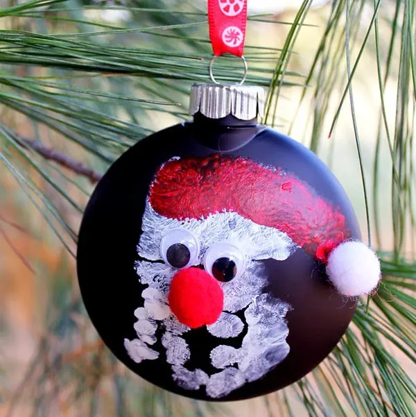 28 Handprint Christmas Ornaments Kids Can Make – Non-Toy Gifts