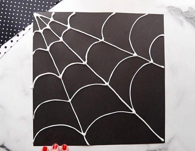 Add Glue to Spider web