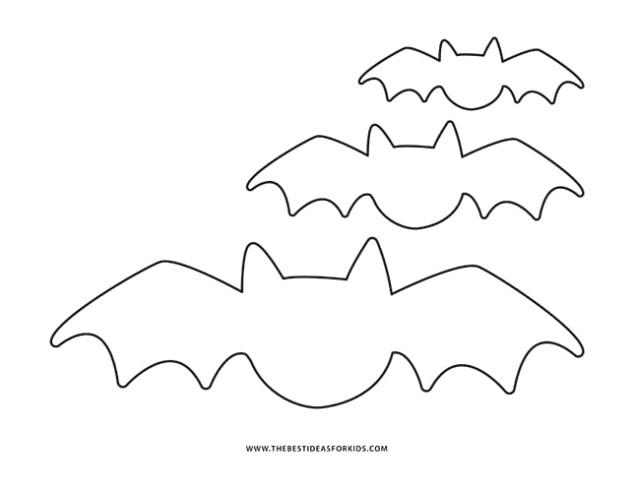 Bat Cut Out Template