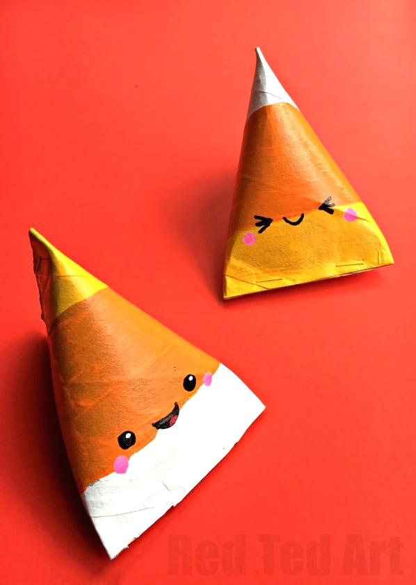 Candy Corn Gift Box DIY – Red Ted Art – Kids Crafts