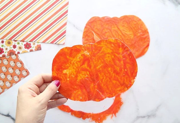 Cut out Pumpkin Shape