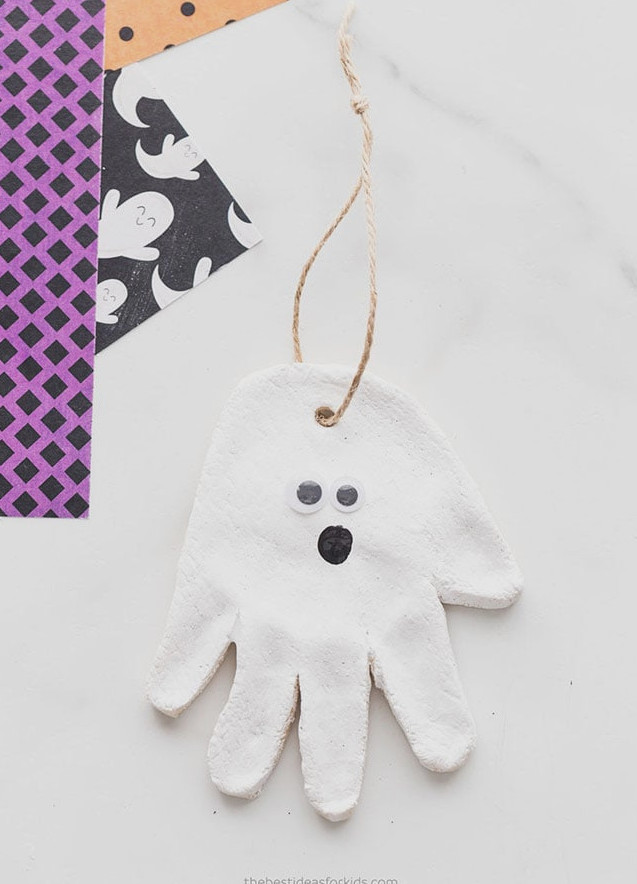 Ghost Salt Dough Craft