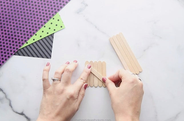 Attach Popsicle Sticks Together