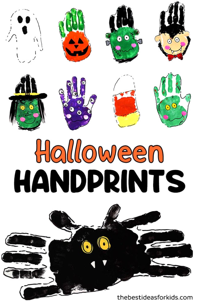 Halloween Handprint Art Ideas