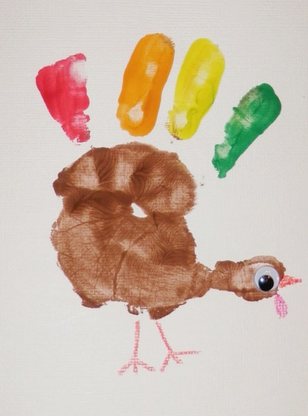 Handprint turkey