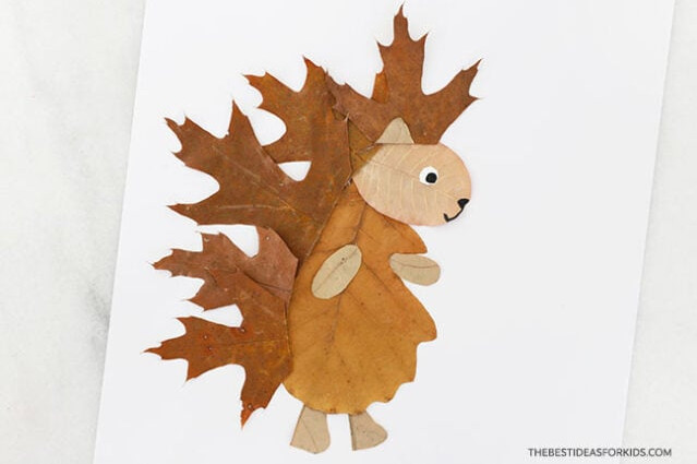 Hedgehog Leaf Craft