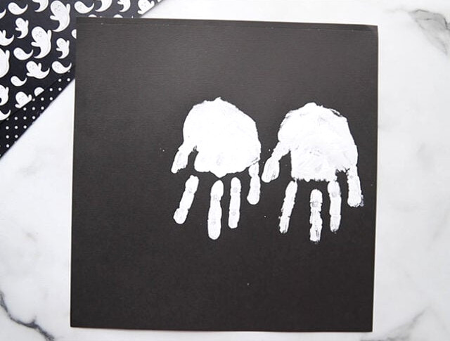 Create White Handprints