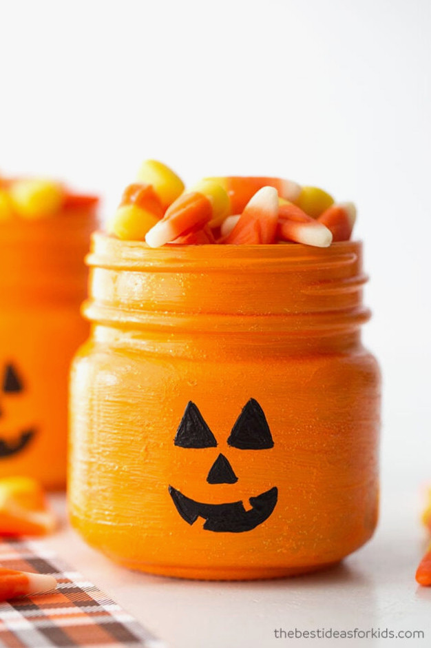 Pumpkin Mason Jar Project
