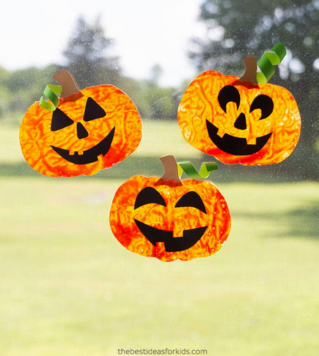 Pumpkin Suncatchers Craft