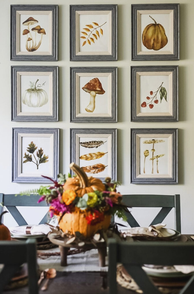 free printable downloads used to make a gallery wall