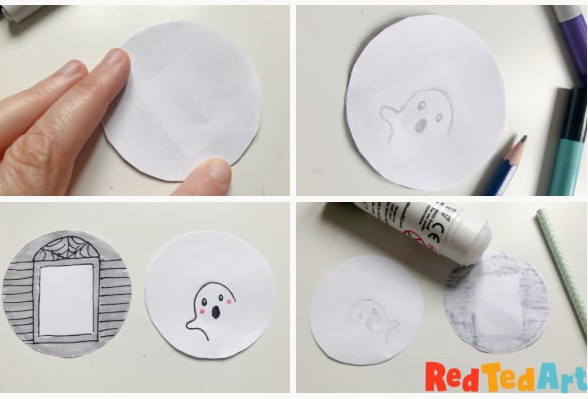 easy halloween science thaumatropes