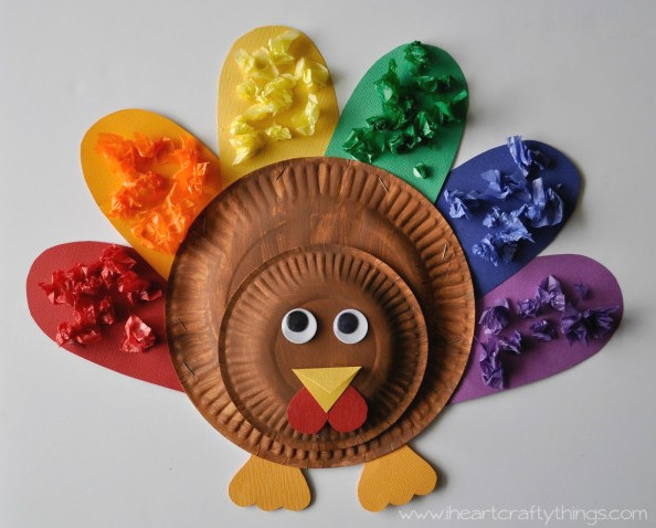 turkey craft for thanksgiving and preschoolers
