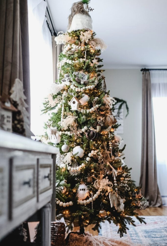 pottery barn inspired christmas tree