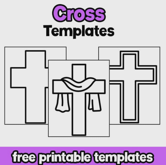 Cross Template Free Printables