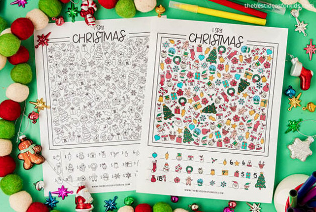 Free Printable I Spy Christmas