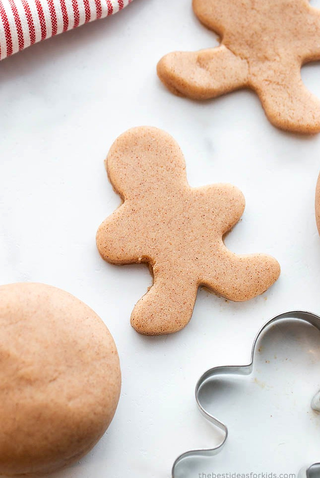 Gingerbread Man Playdough