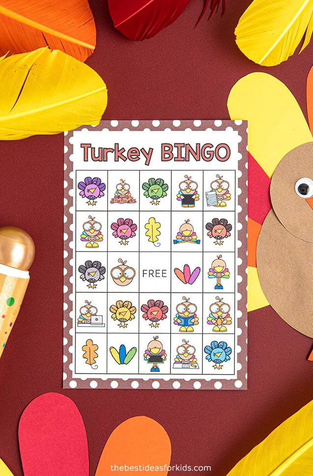 Thanksgiving Turkey Bingo