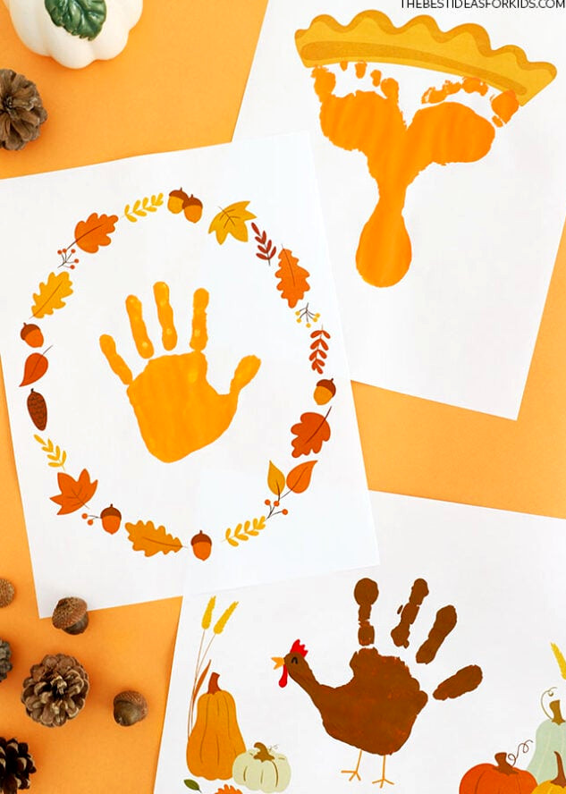 Thanksgiving Turkey Handprint Craft