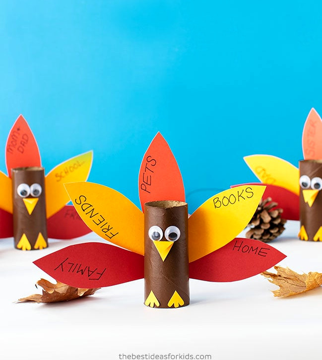 Toilet Paper Roll Turkey Project