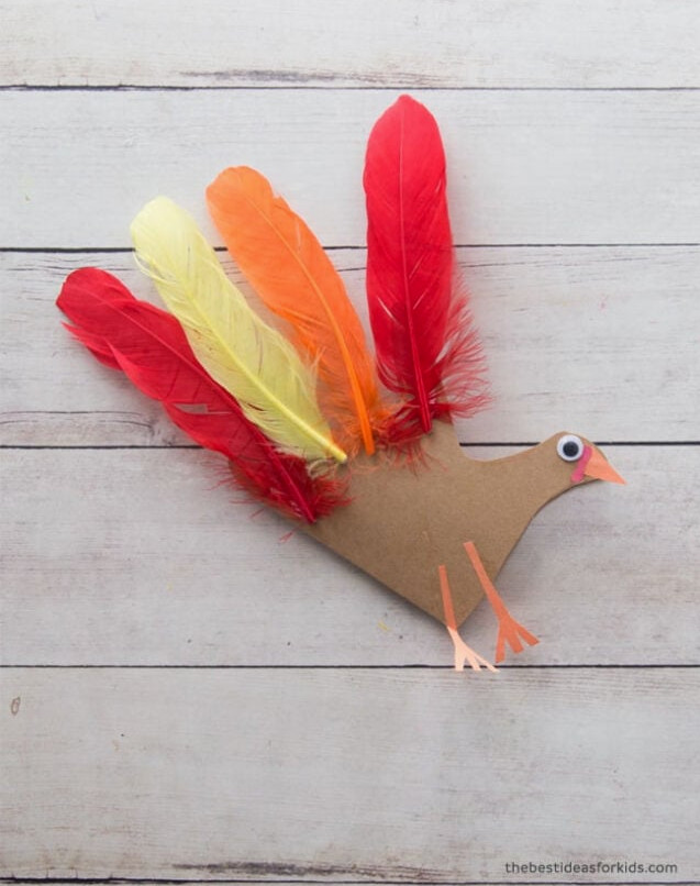 Turkey Handprint Craft for Kids