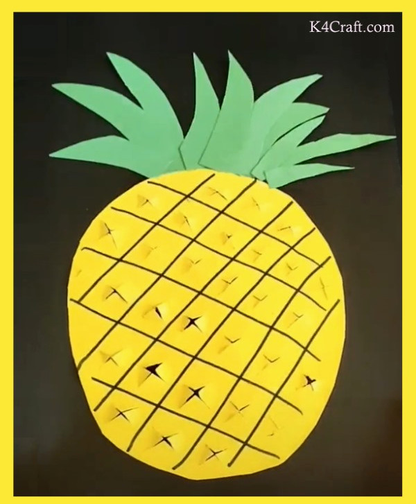 Pineapple Paper Card Crafts