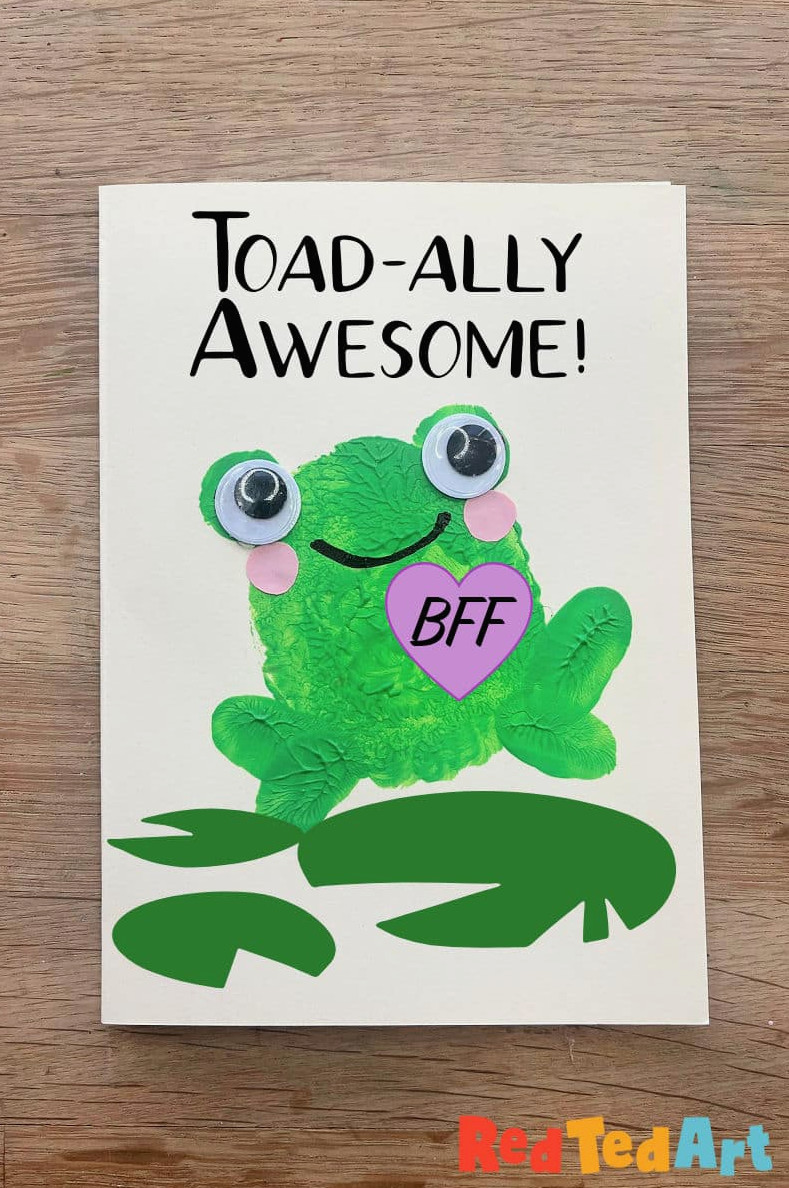 BFF Valentines Frog Card
