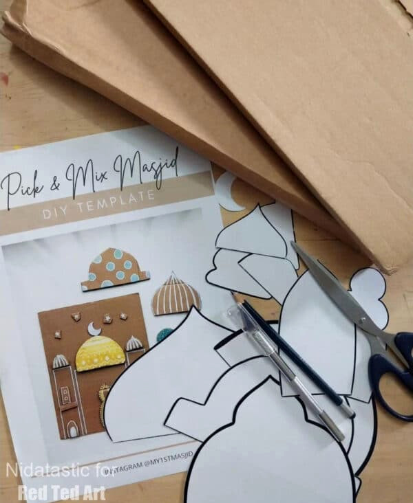 cut out the mosque templates