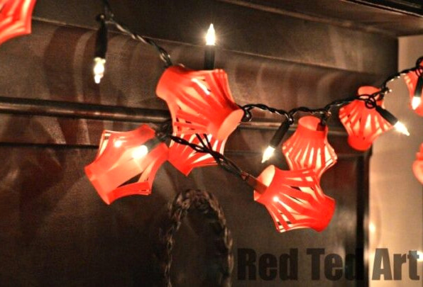 Chinese New Year - Lantern Fairy Lights via www.redtedart.com