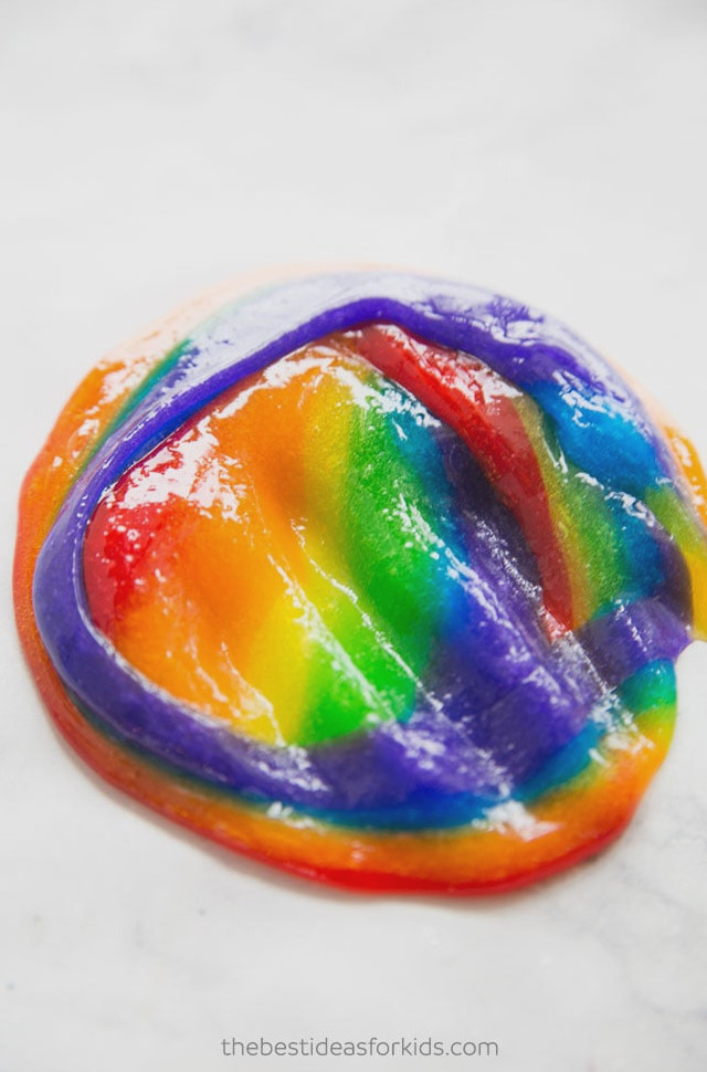 Rainbow Slime Clear Glue