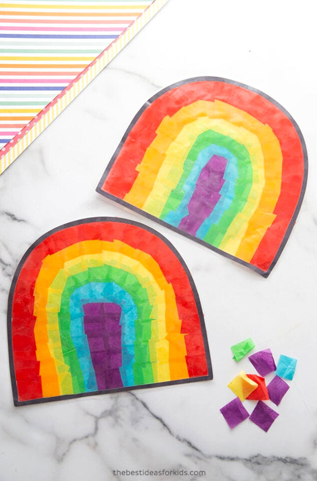 DIY Rainbow Window Catcher