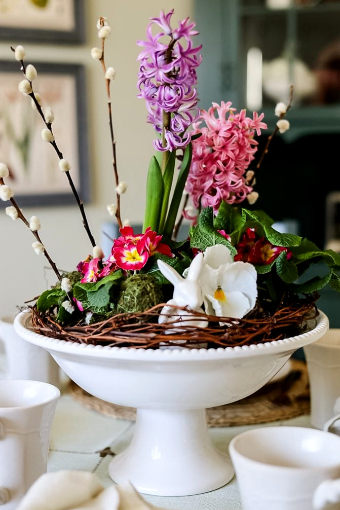 spring easter arrangement